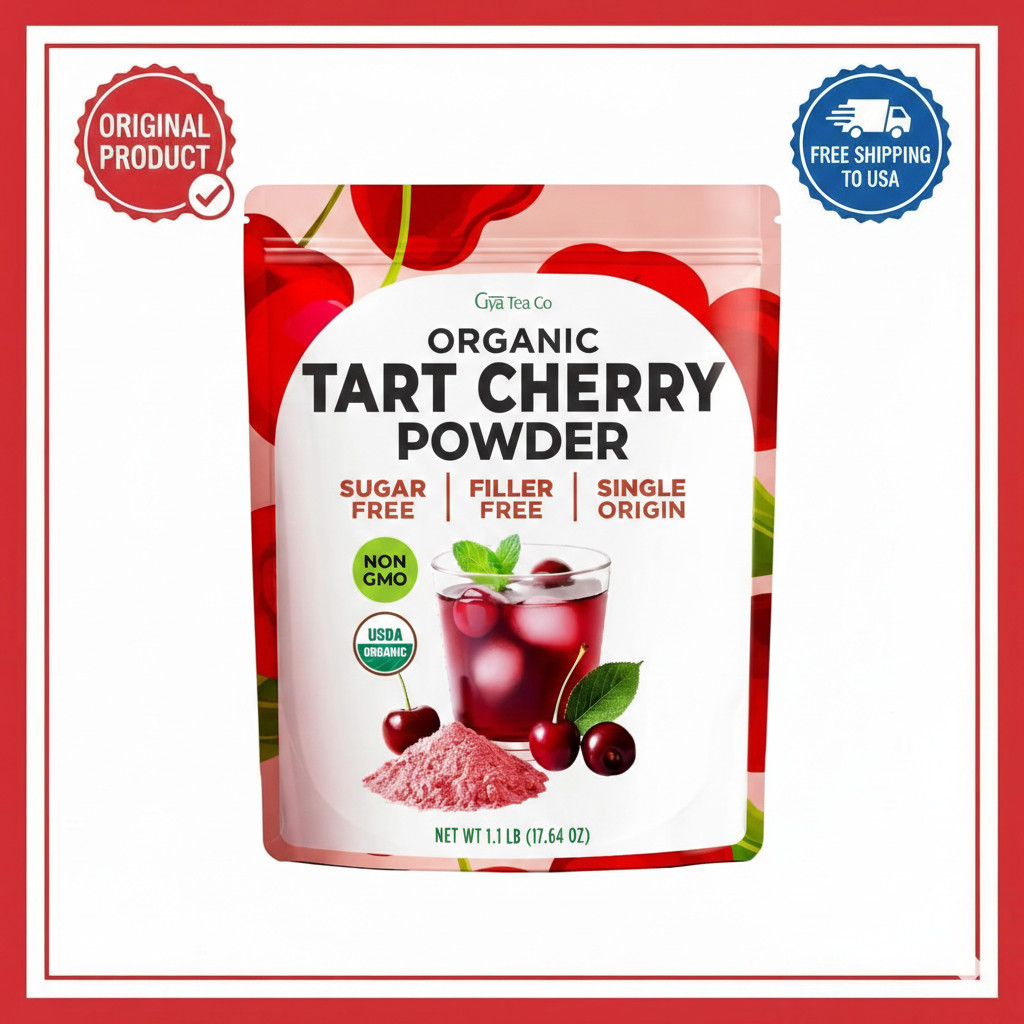 Organic Tart Cherry Powder 1.1 lb Vegan Superfood Non-GMO Antioxidant