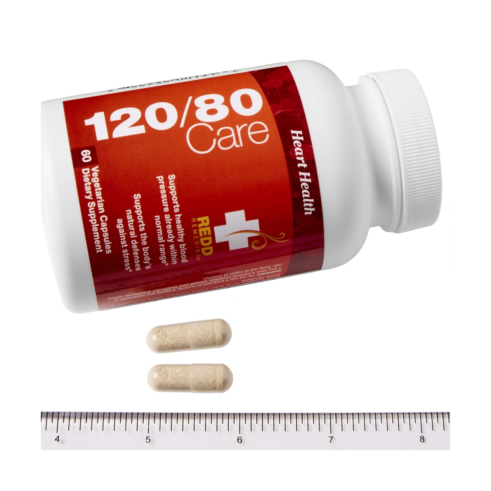 Redd Remedies, 120/80 Care, Natural Blood Pressure Formula, 60 Capsules