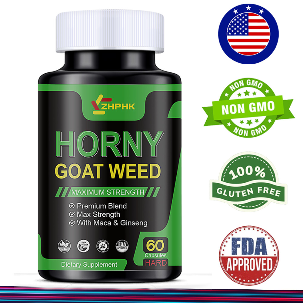 3X STRENGTH Horny Goat Weed Extract W/ Maca Root Powder,L-Arginine,Saw Palmetto
