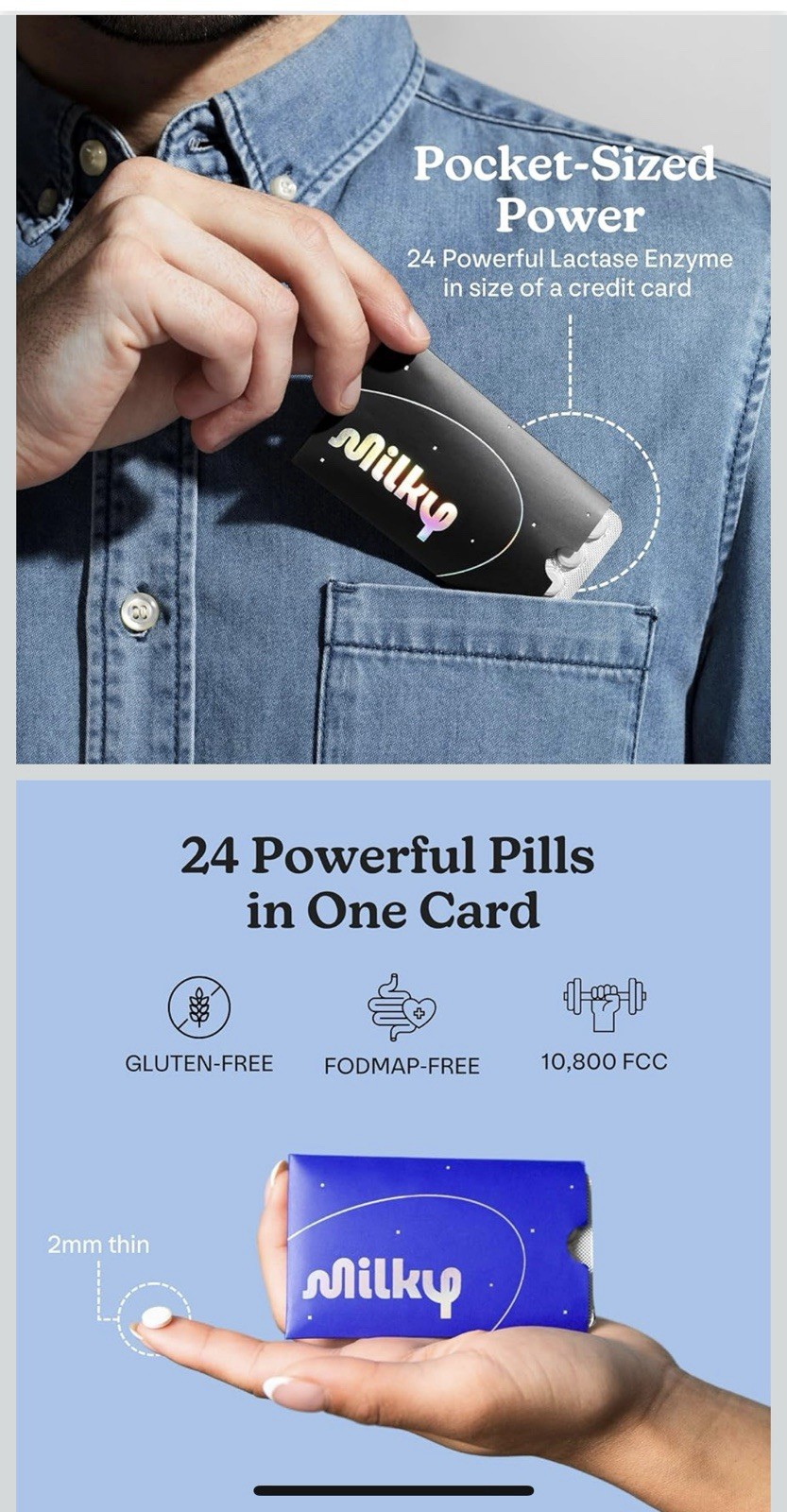Milky Lactose Intolerance Pills