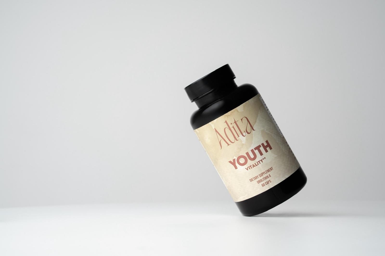Adita Youth Vitality Dietary Supplement – 60 Caps – Urolithin A – New