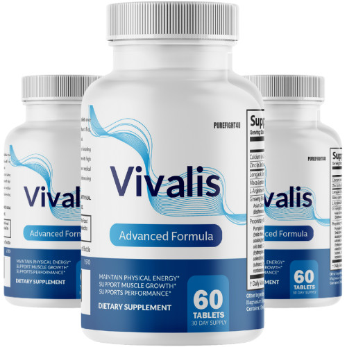Vivalis Natural Formula Support for Daily Stamina & Energy – Three (3) Bottles