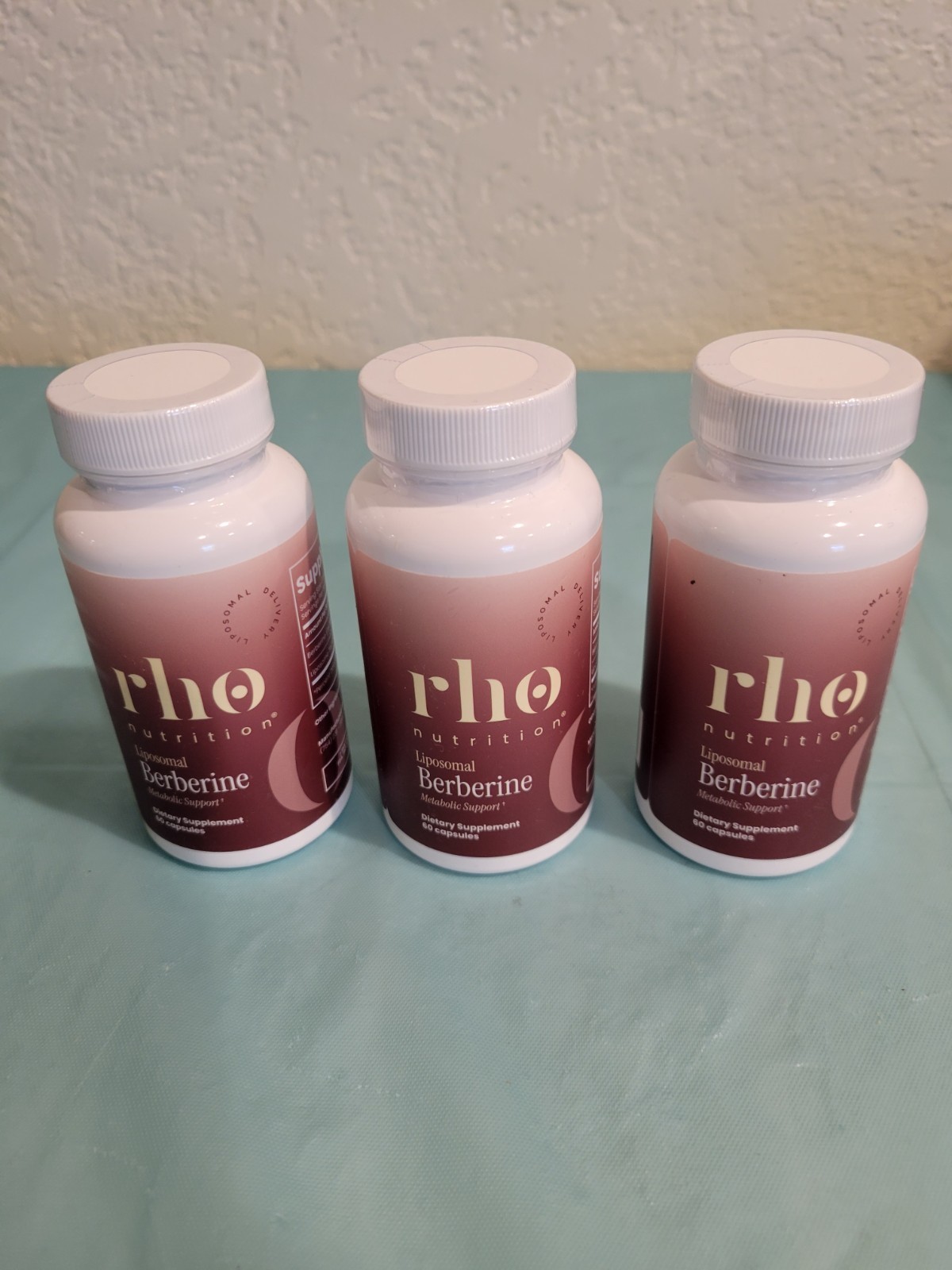 Rho Nutrition Liposomal Berberine Metabolic Support Dietary Supplement 60 Caps