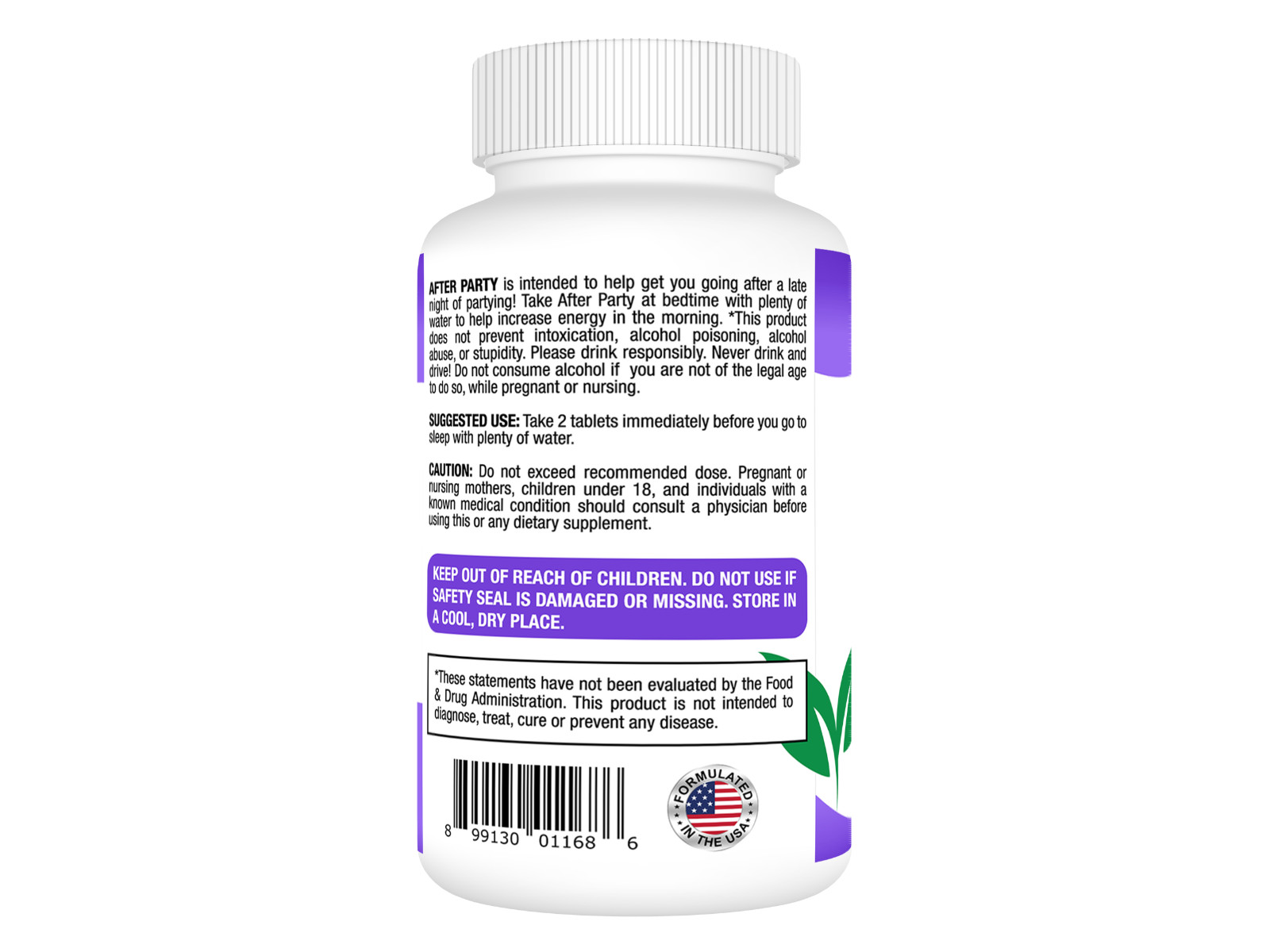 After Party Relief B Vitamins Energy Recovery Mental Clarity FatiguFREE Ship