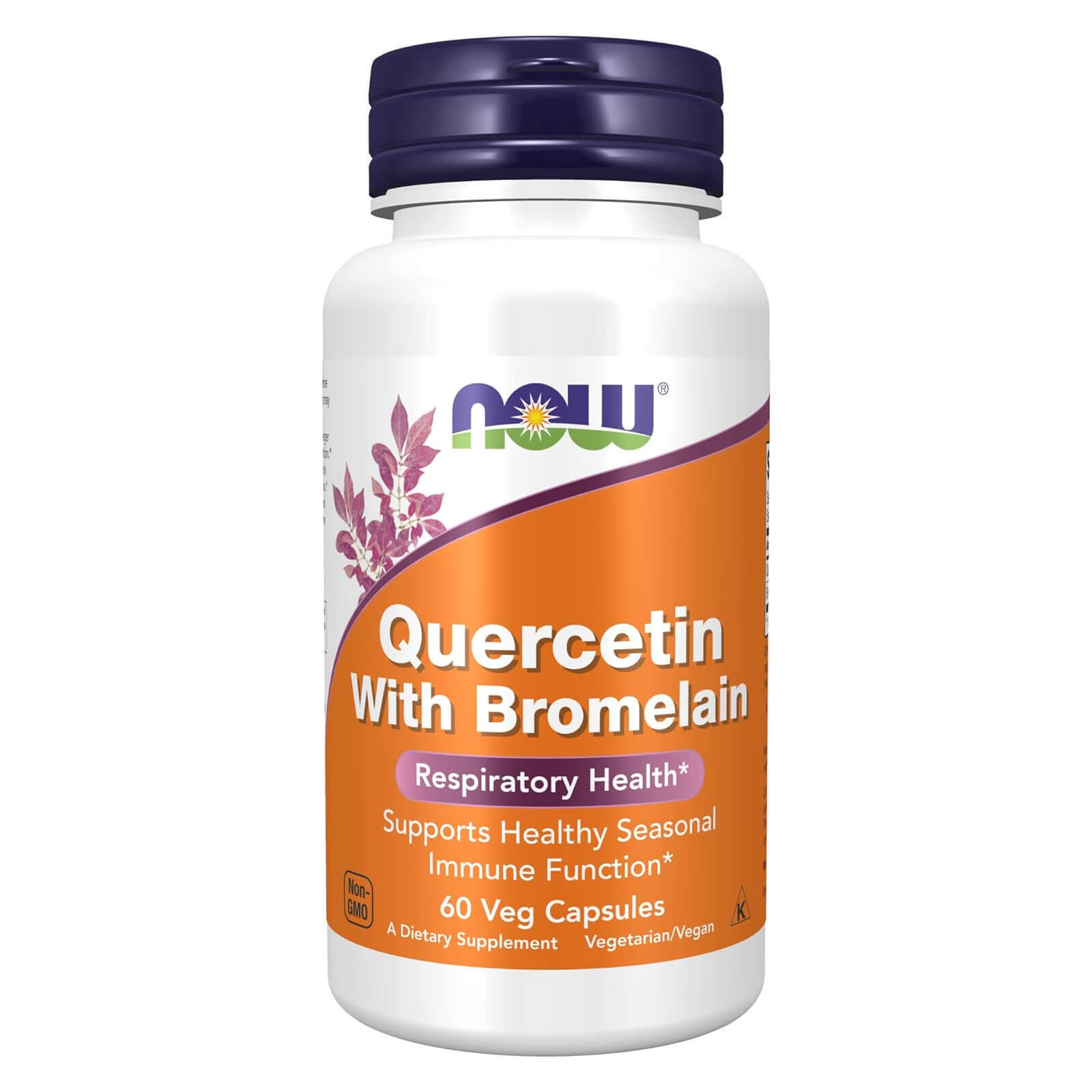 NOW Quercetin with Bromelain – 60 Veg Cap, Balanced Healthy Season Immune System