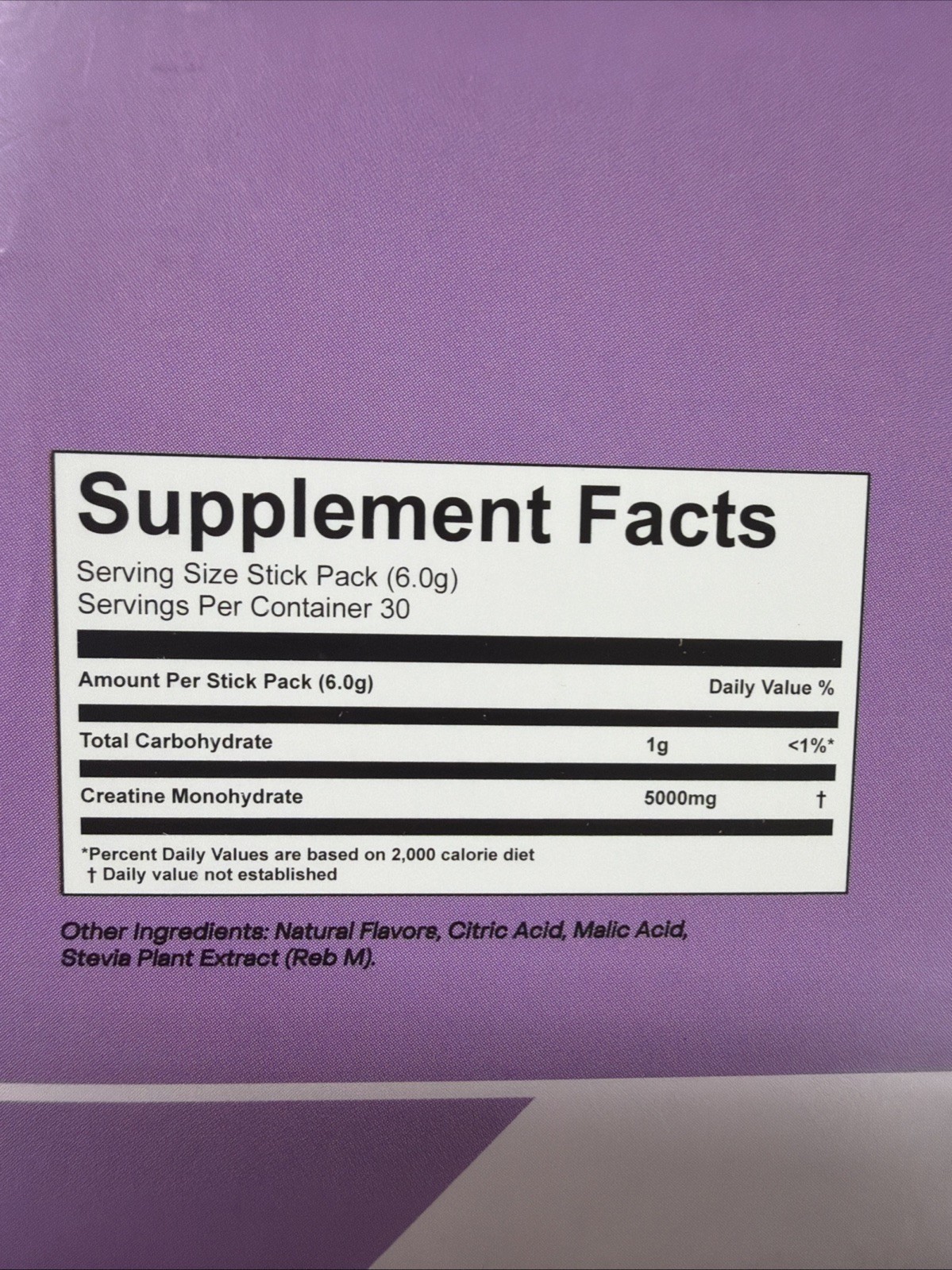 Create Creatine Monohydrate On-The-Go Stick Packs Mixed Berry (30 Sticks)