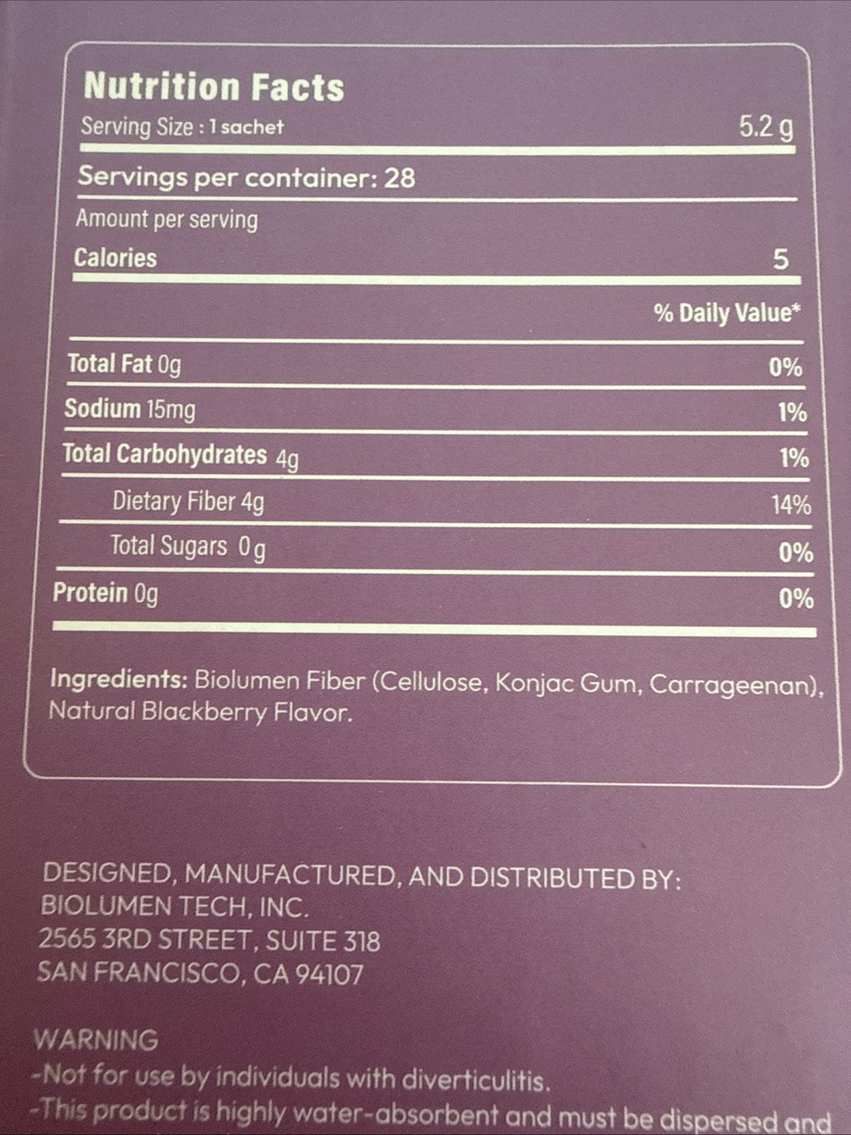 Monch Monch Calorie Absorbing Fiber 3D Fiber Sponge 5 Sealed Packets