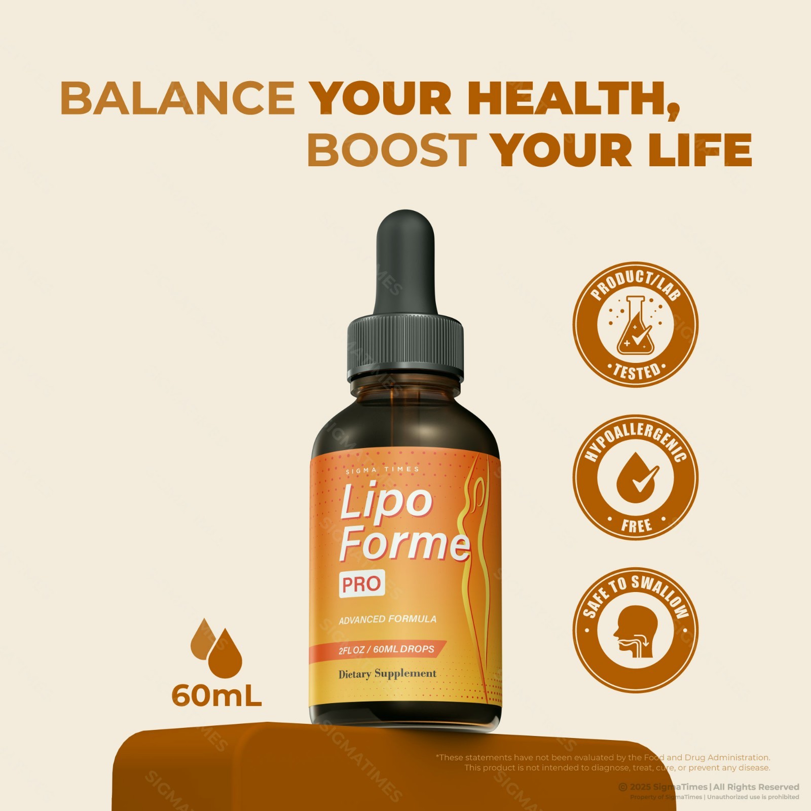 Lipo Forme Pro Drops, Fat Burner, Metabolism & Weight Loss Support (30 serv)