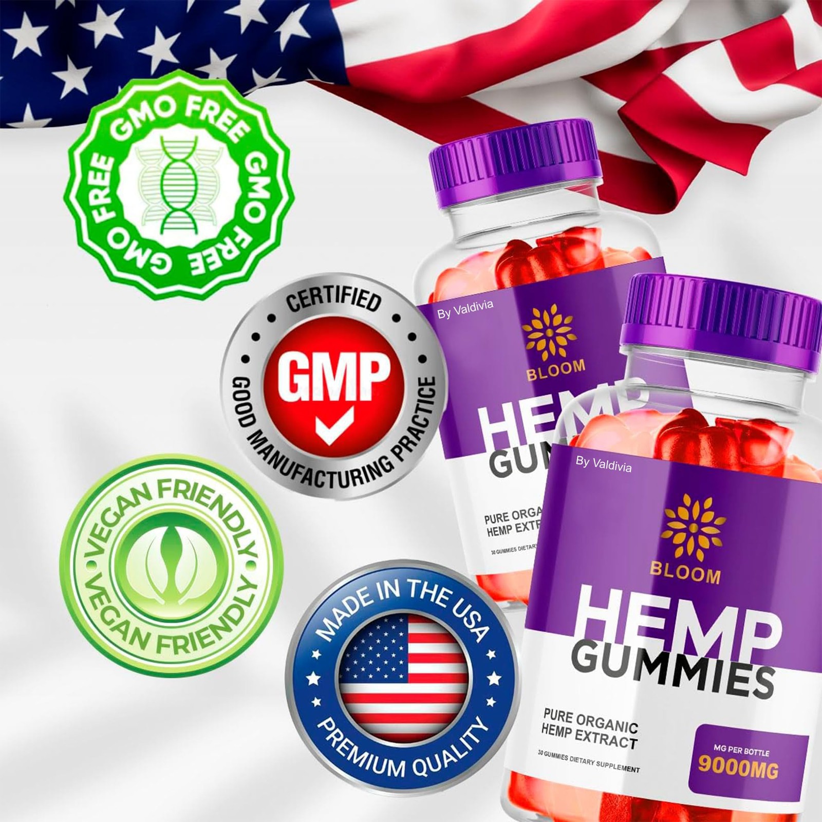 Valdivia Cobrax Gummies 30 Gummies 2 Pack Men’s Health Supplement Made in USA
