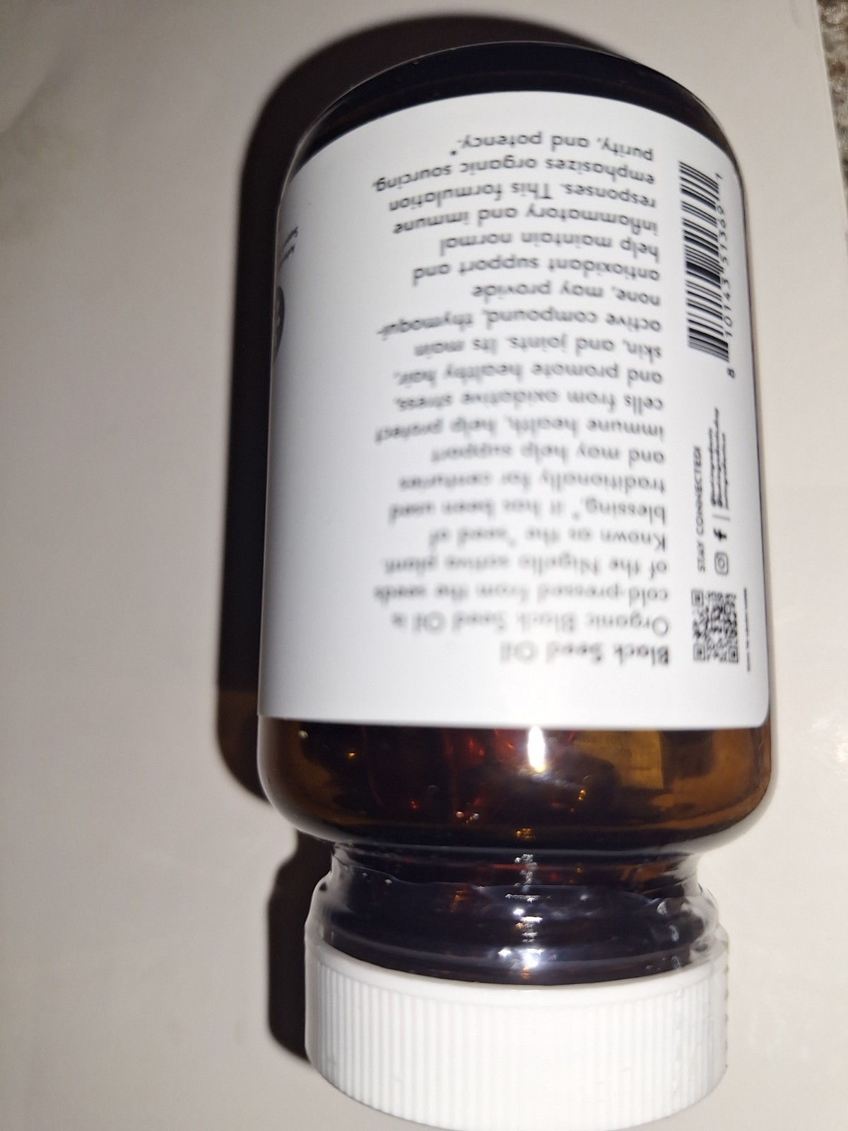 Just Ingredients Black Seed Oil Organic Cold-Pressed Immune Support 30 Softgels