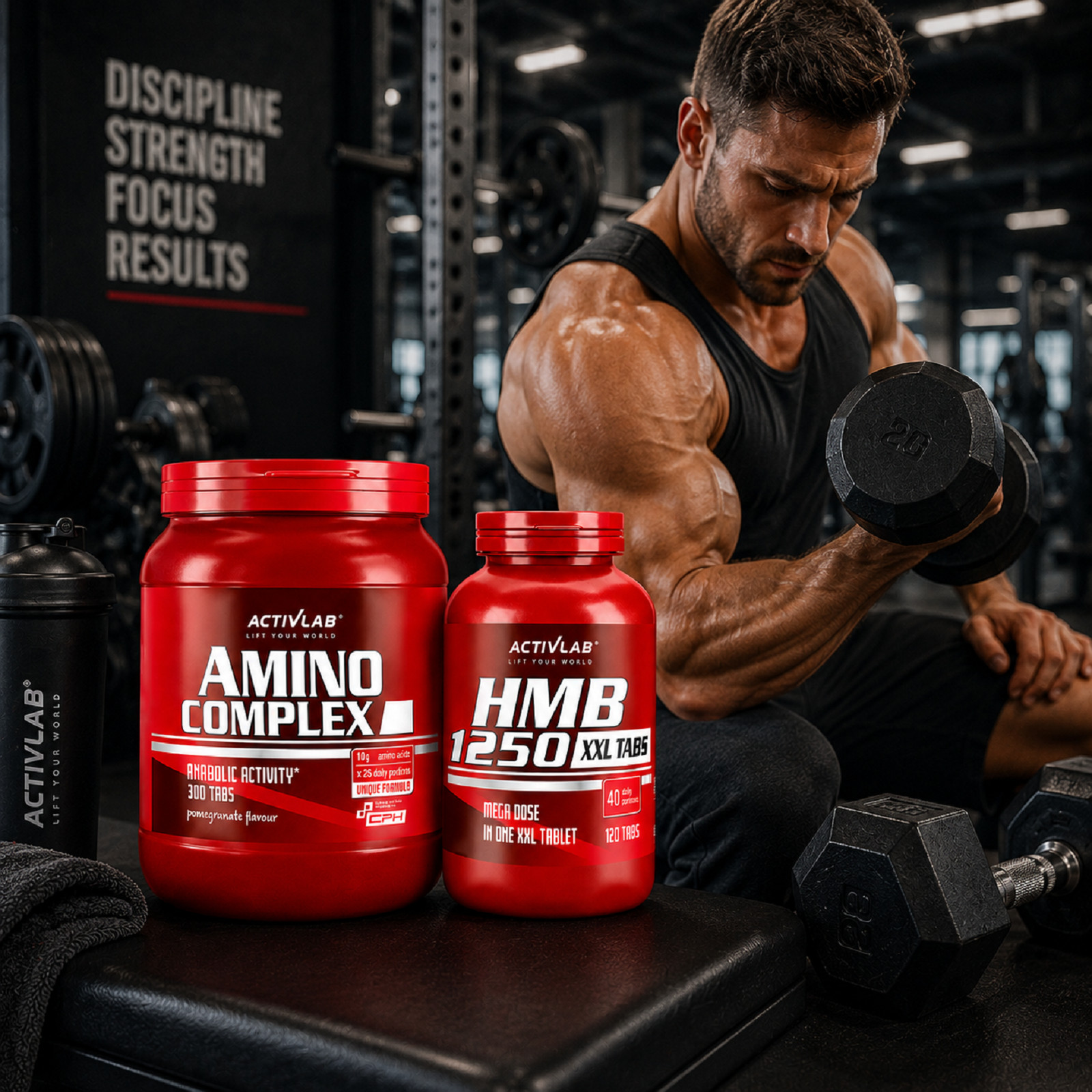 AMINO COMPLEX + HMB -Amino acid complex endurance strength training regeneration