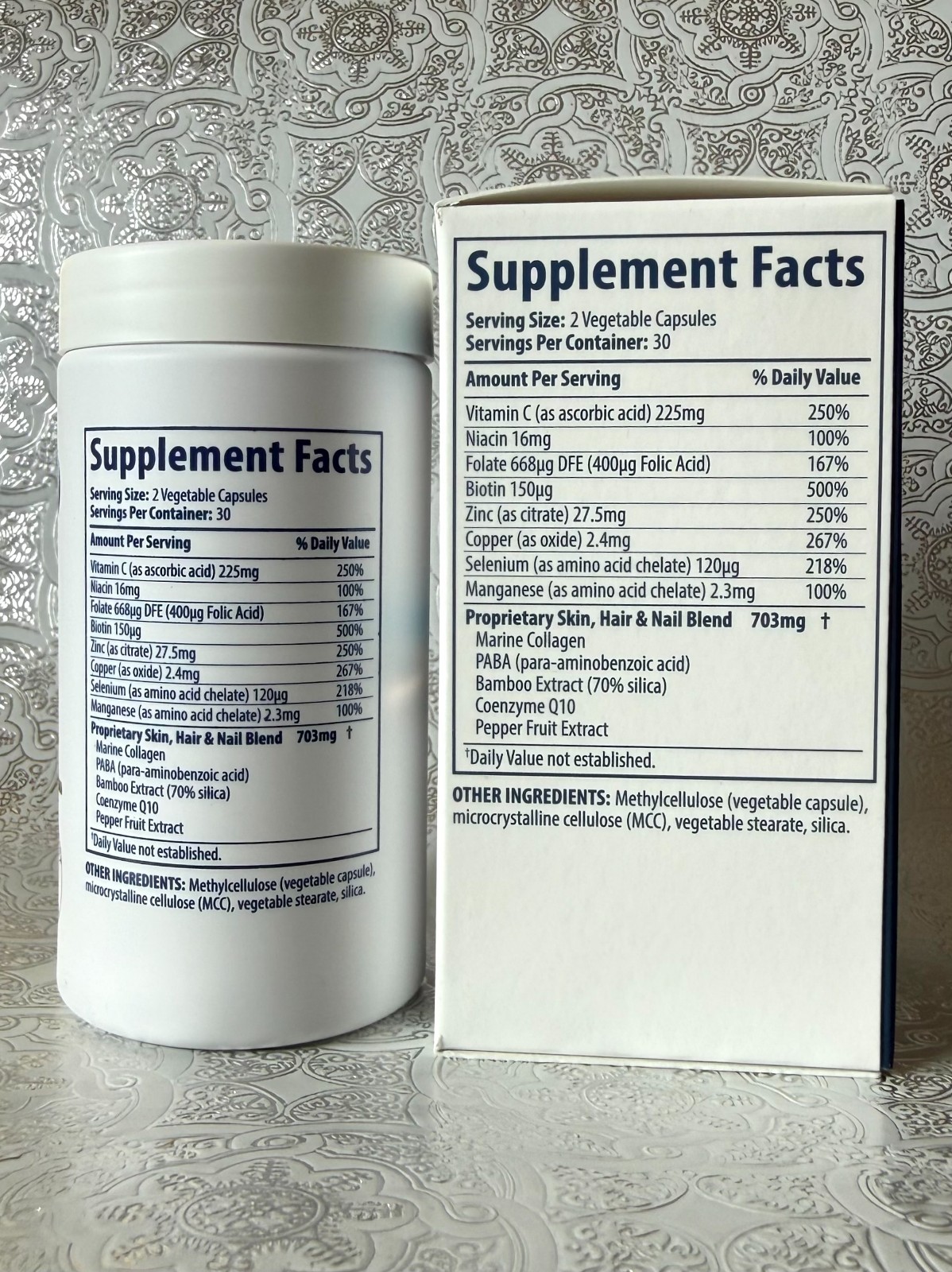 MiamiMD Total Beauty Matrix Dietary Supplements for Hair, Skin & Nails EXP.05/27