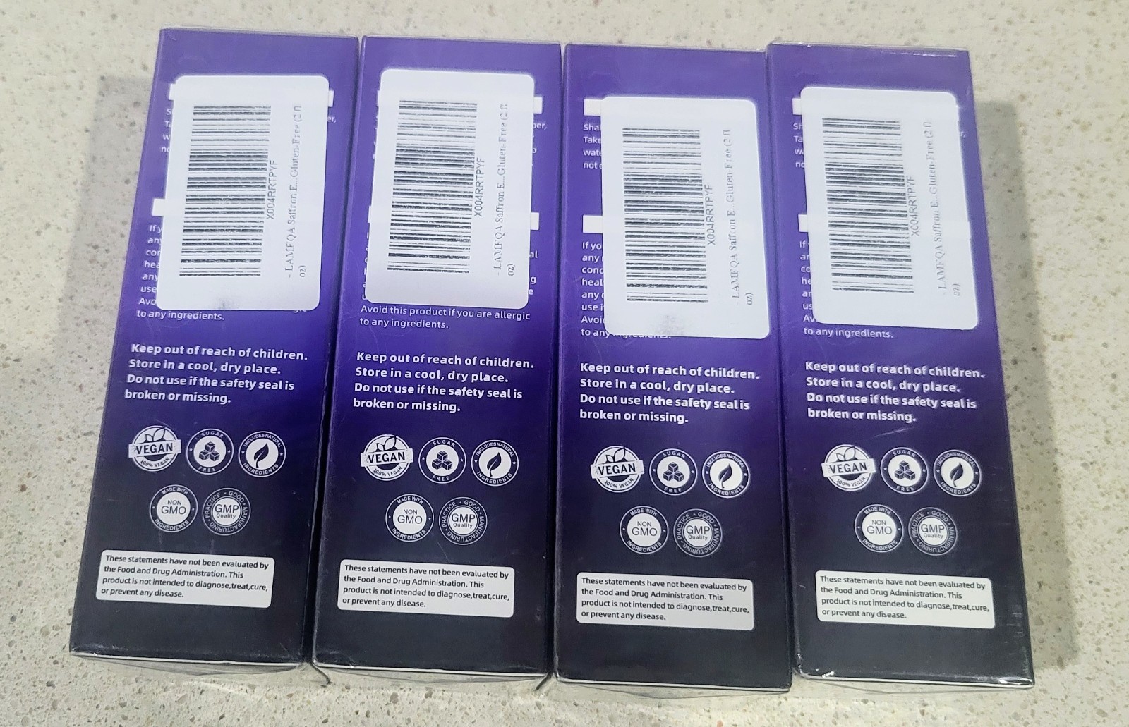 (4) Saffron Extract Anxiety Relief, Mood, Focus, Vision 2 FL oz (60ml)📌📌