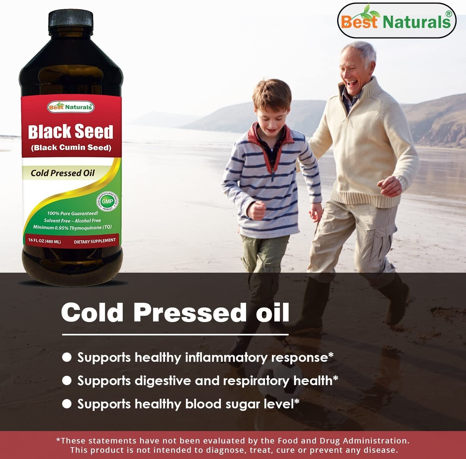 Best Naturals Black Seed Oil 16 OZ