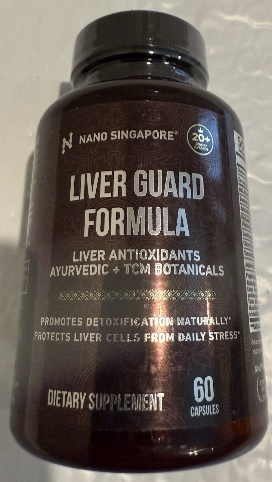 Liver Guard Formula Detox Cleanse Support 60 Capsules Exp 10/2027