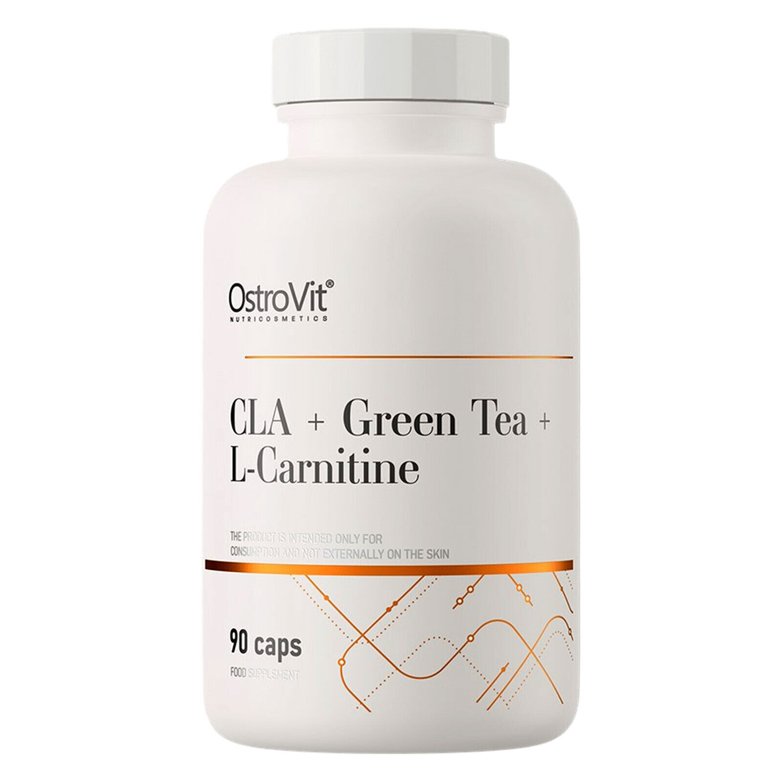 CLA + GREEN TEA + L-CARNITINE – 90 CAPS – weight loss support, energy, endurance