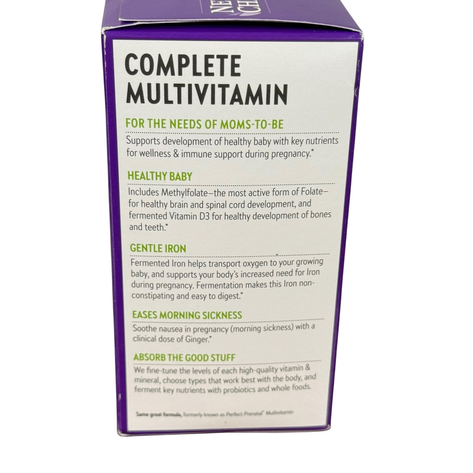 New Chapter 2 Unopened Bottles Advanced Perfect Prenatal Multivitamins Exp 06/26