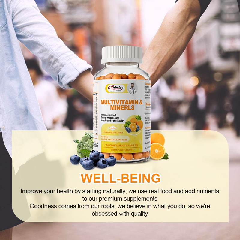 Multivitamin Highest Potency Daily Vitamins & Minerals Supplement 120 Capsules