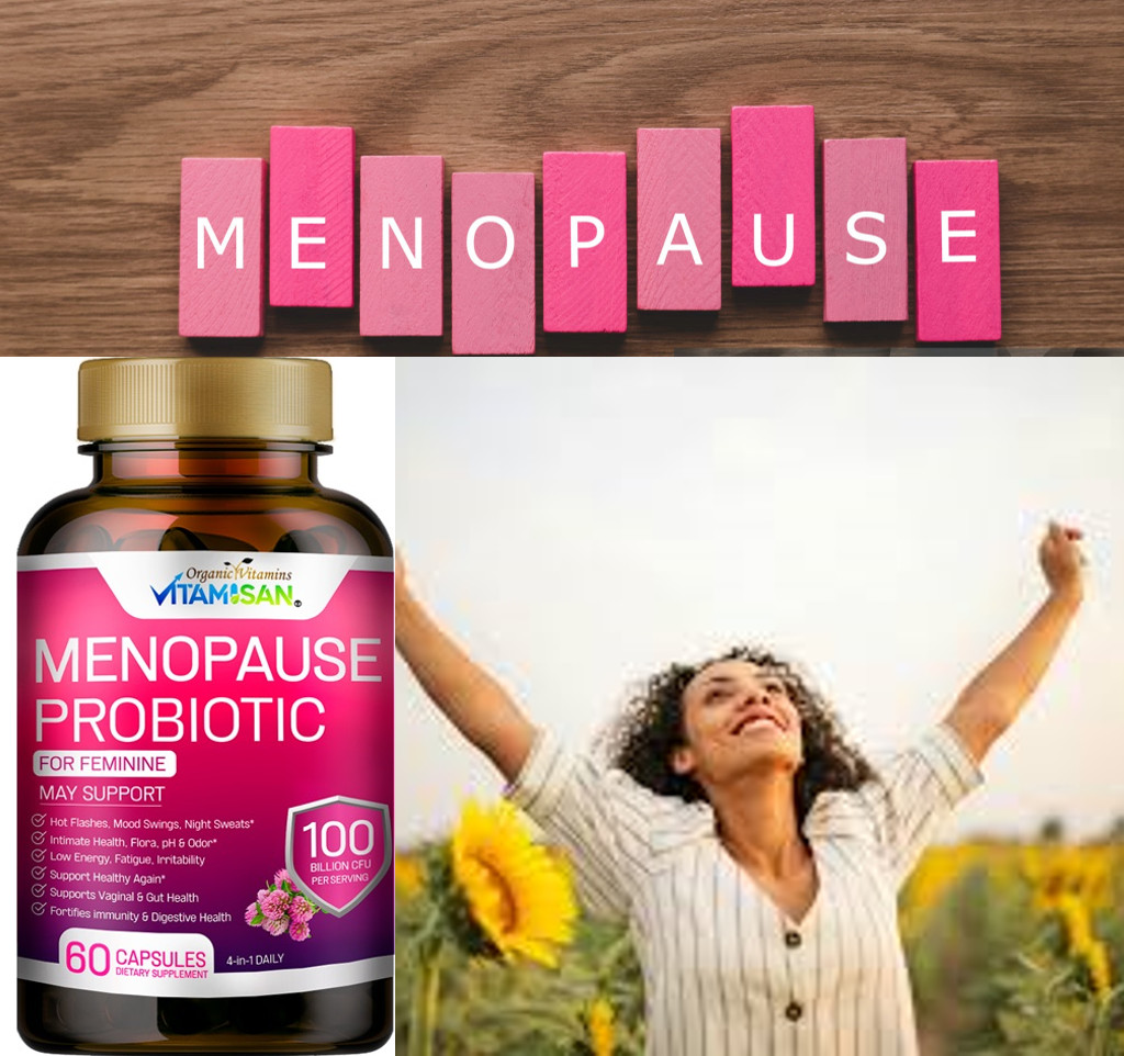 Women’s Menopause Probiotic – 4-in-1 Support for Gut, Hormones & Vitality – 60 C
