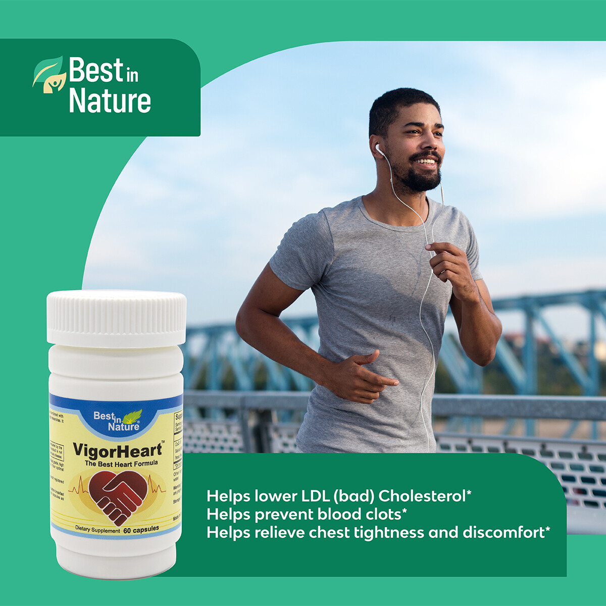 Best in Nature VigorHeart™ – The Natural Heart Supplements 90 capsules