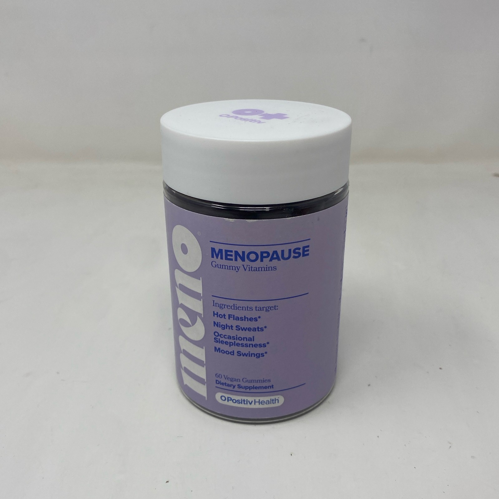 O Positiv MENO Menopause Gummies, Berry, Purple, 60 Gummies (EXP 7/2026)