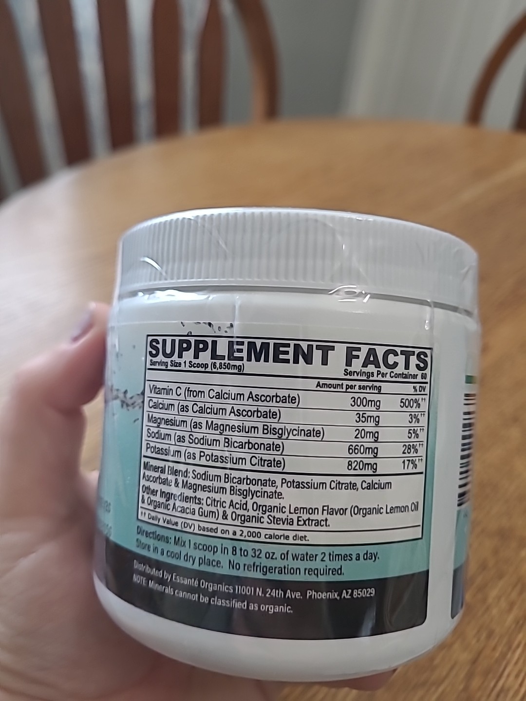 New Sealed Essante Organics Electromineral Cell Salts +C