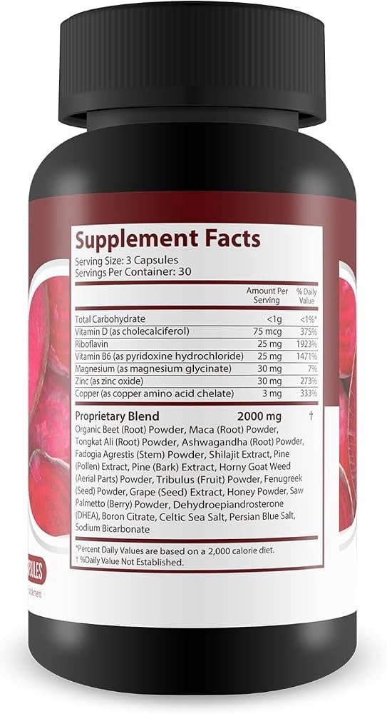 Beetroot RedRoot Hack Extra Circulation Booster Organic Beet Root Exp:02/2028