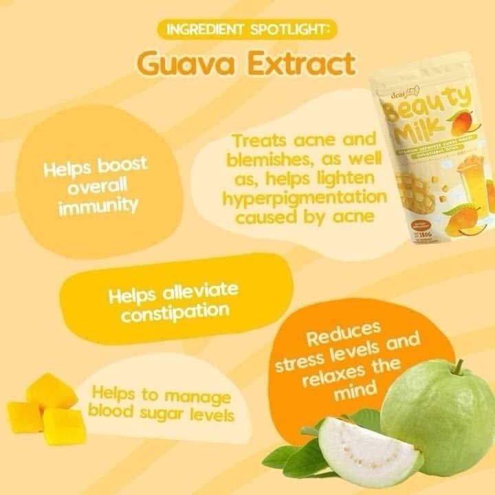 Dear Face Beauty Milk Premium Japanese Sweet Mango Antioxidant Drink