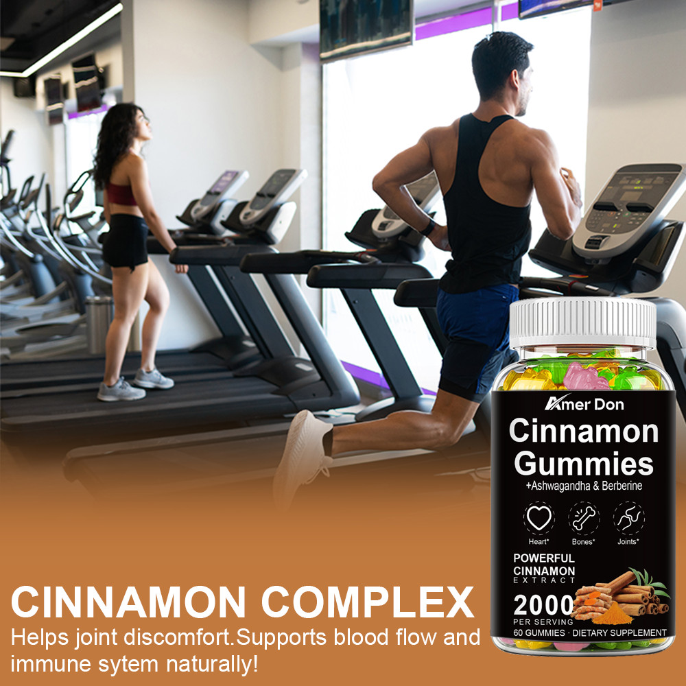 True Organic Ceylon Cinnamon Gummies 2000mg Highest Potency Blood Sugar Support