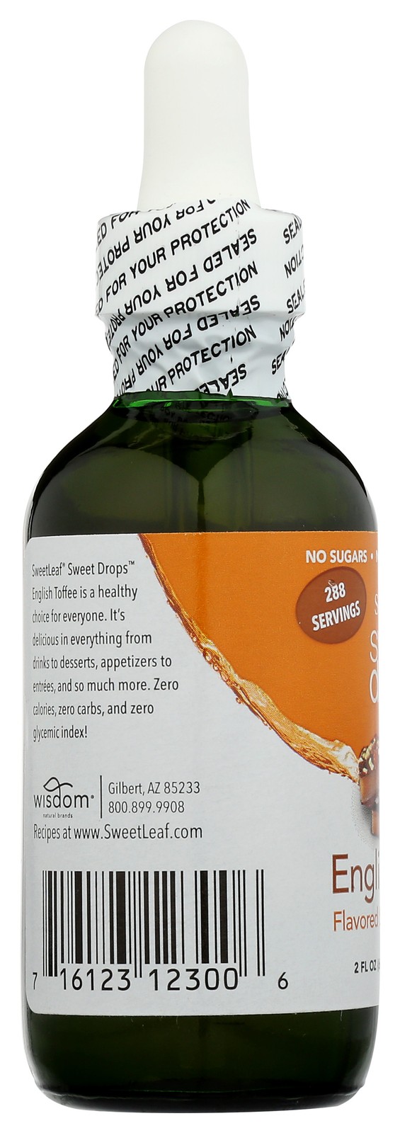 Sweetleaf English Toffee Liquid Stevia Sweet Drops 2 Fl Oz Fl. 6 Pack