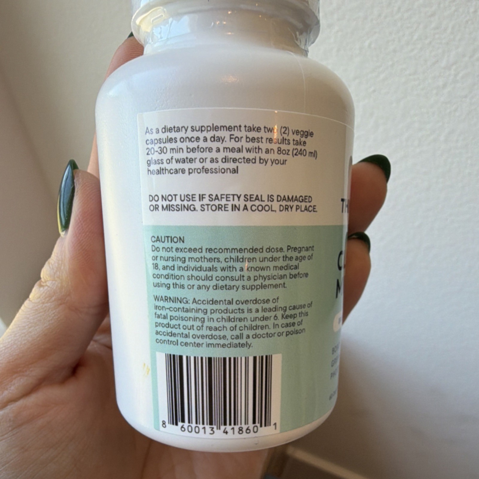 Thinkwell Labs Brain & Focus Formula Bacopa GABA Green Tea Extract 60 Capsules
