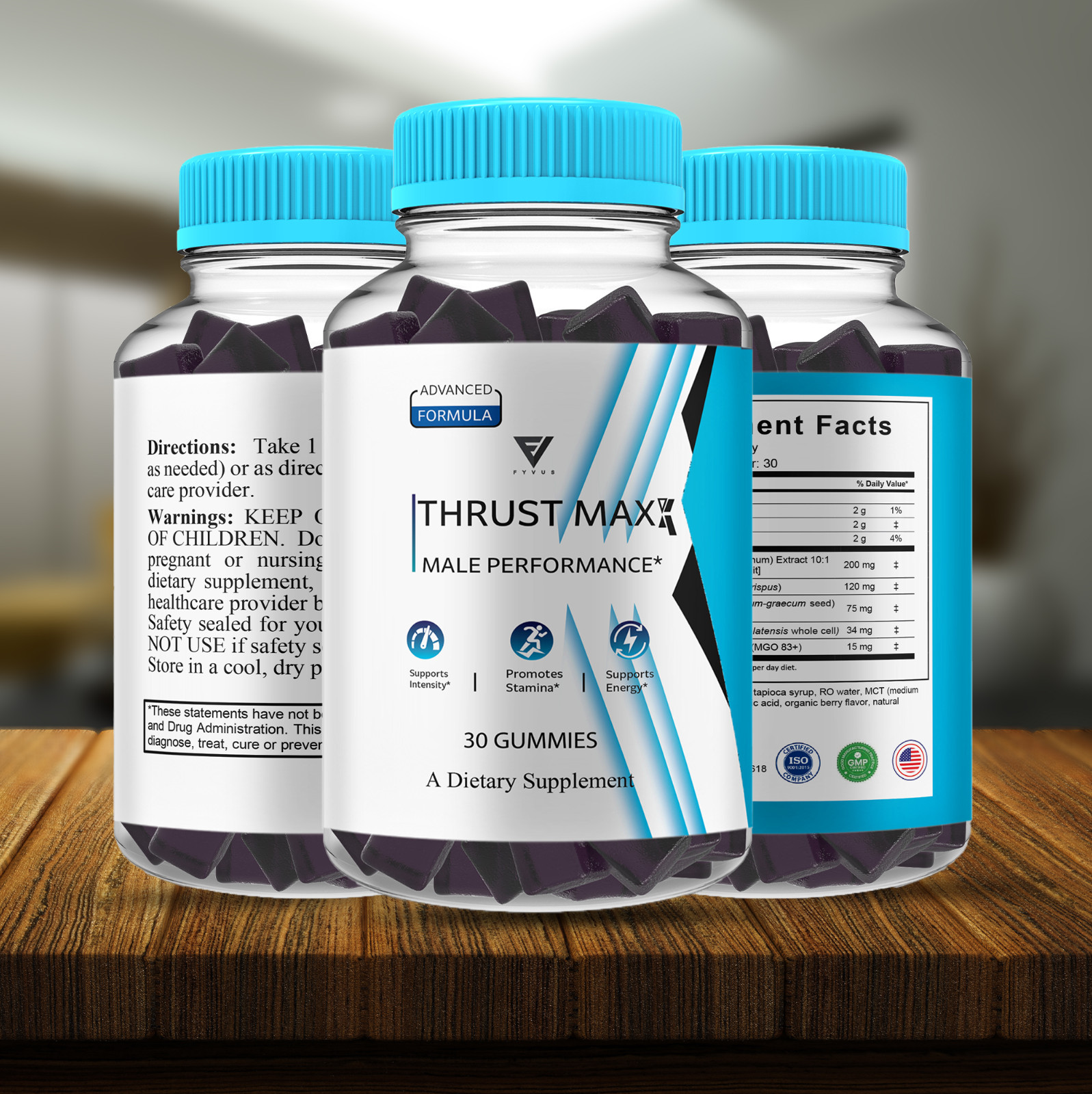 (3 Pack) Thrust Max Performance Supplement ThrustMax Gummy (3 Month Supply)