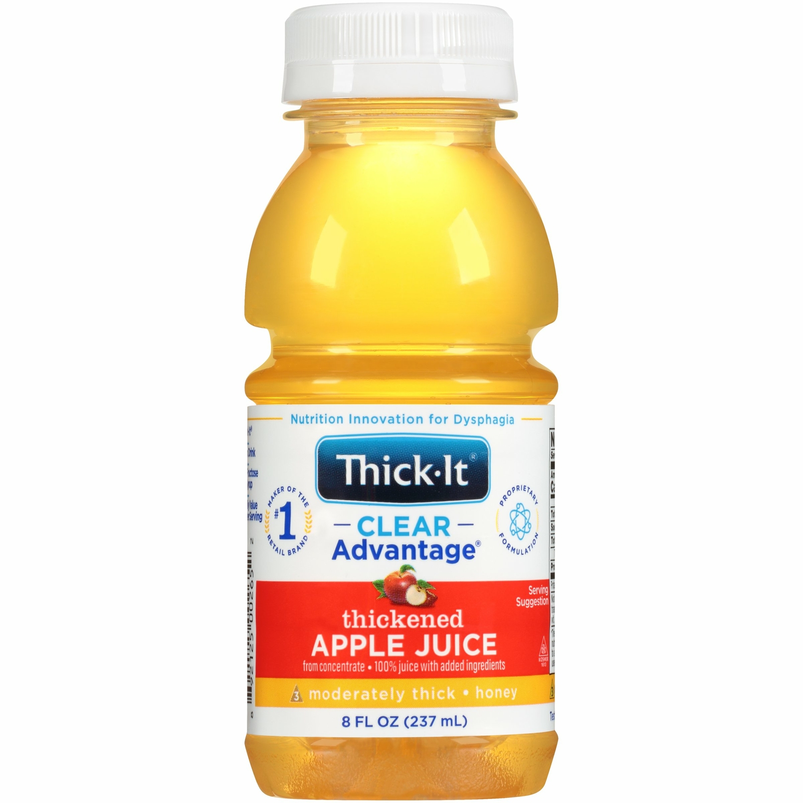 Thick-It Clear Advantage Thickened Beverage Apple 8 oz Bottle 24 Ct