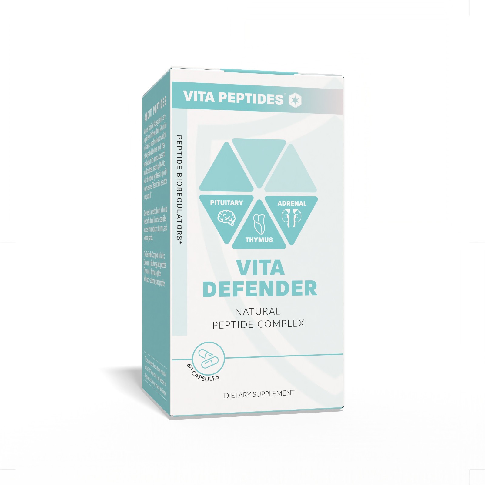 Defender – Natural Peptide Bioregulator Complex 30 & 60 Capsules – Free Shipping