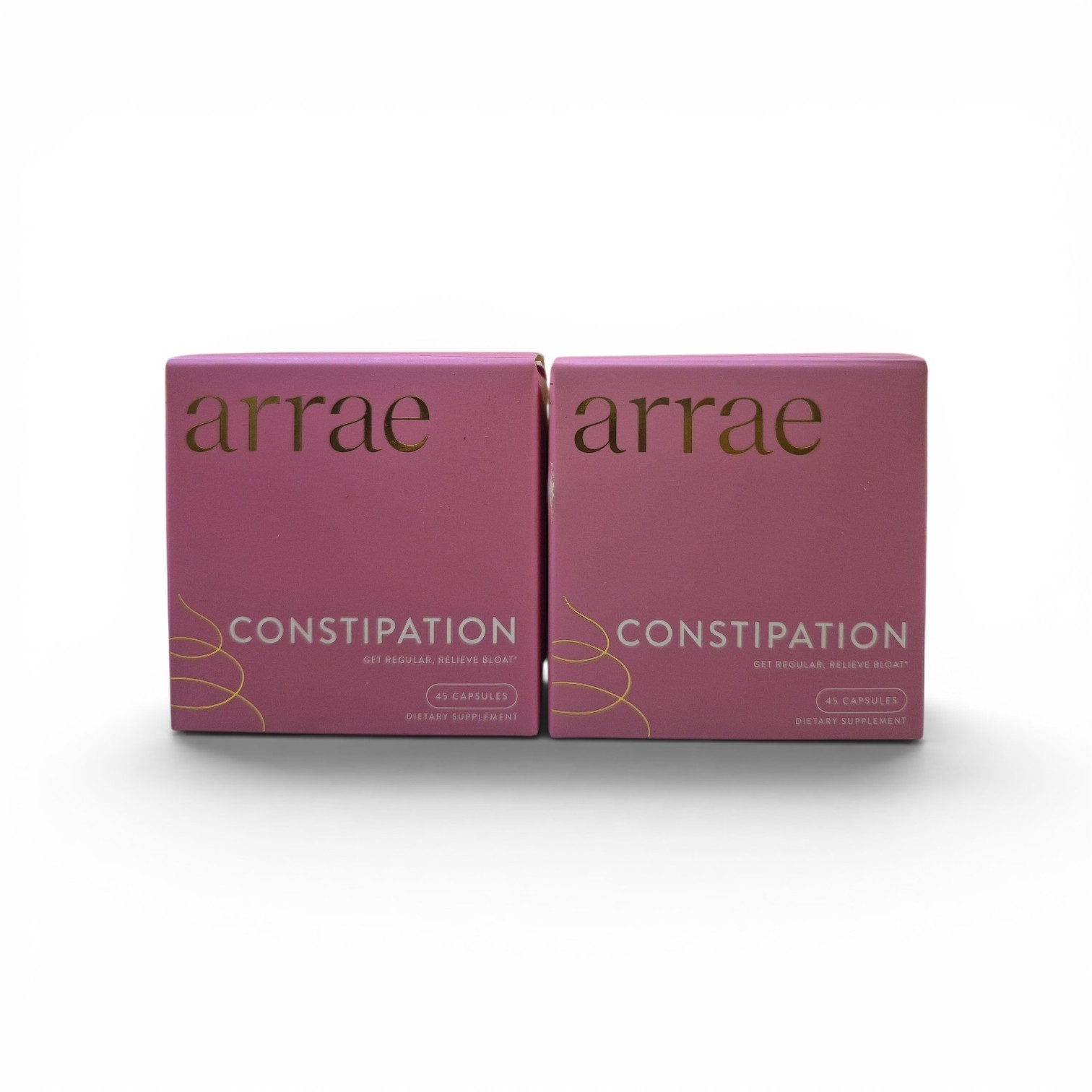 FOR 2 Arrae Constipation Get Regular Relieve Bloat Supplement 45 Capsules NEW