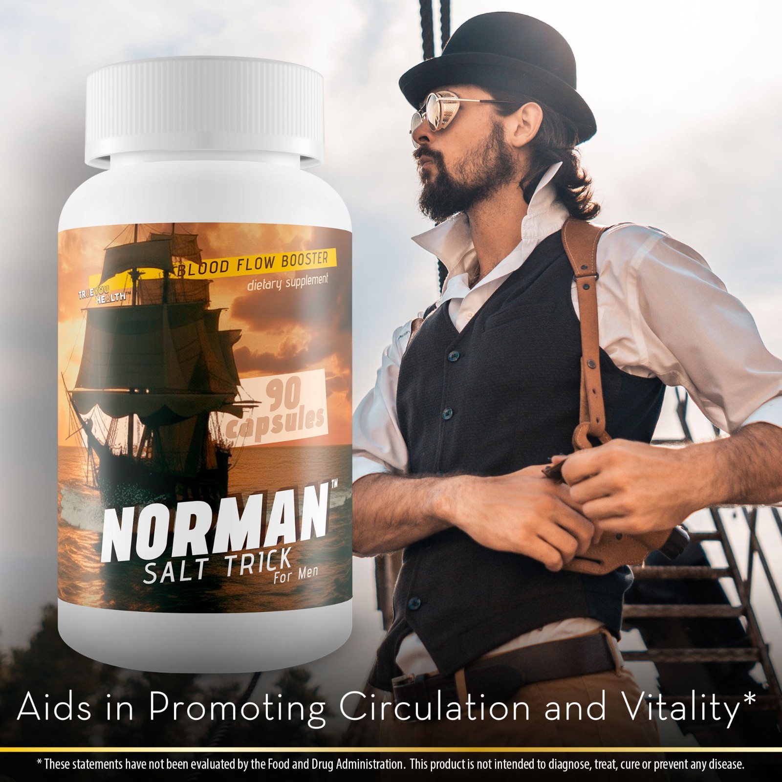 Norman Salt Trick – Our Best Blood Flow Booster Supplement – Circulation Support