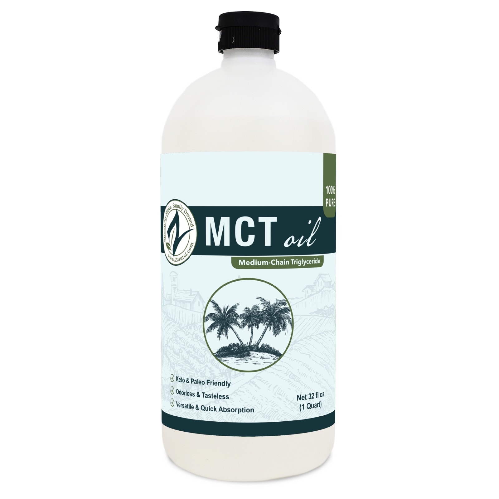 Fractionated Coconut Oil-MCT Oil (32 Ounce)