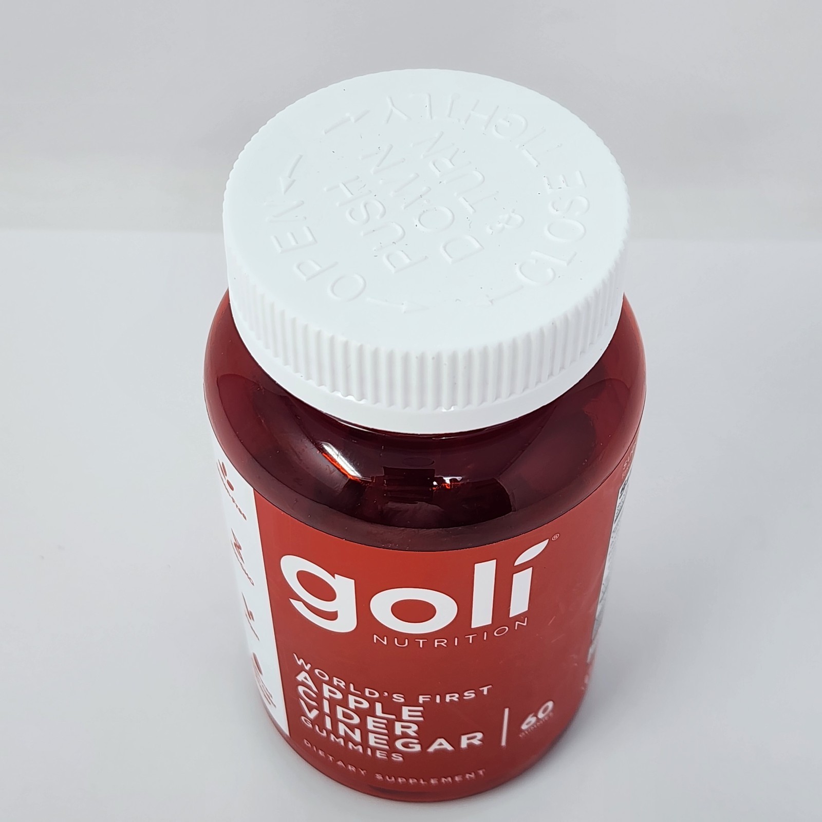Goli Nutrition Apple Cider Vinegar Gummies 60 Per Bottle (3 Pack) Exp 03/2027