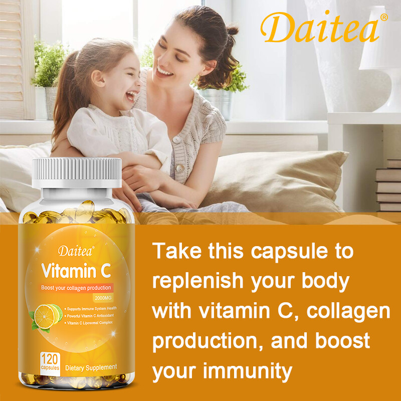 Vitamin C 1600 Mg – 30to120 Capsules Immune System Support Vitamin C