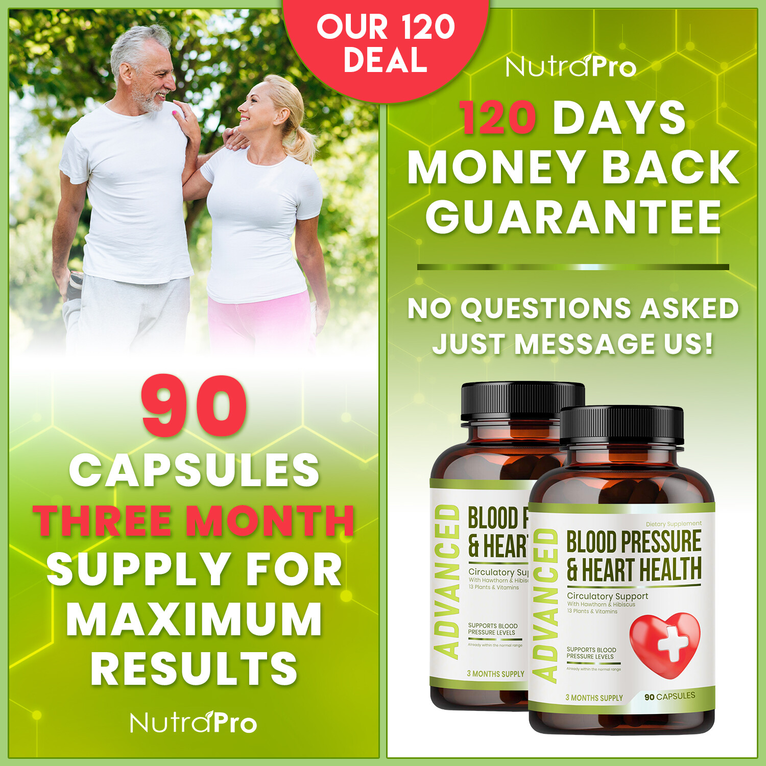 Heart Health Blood Pressure Supplement-Support Blood Pressure&Heart Health