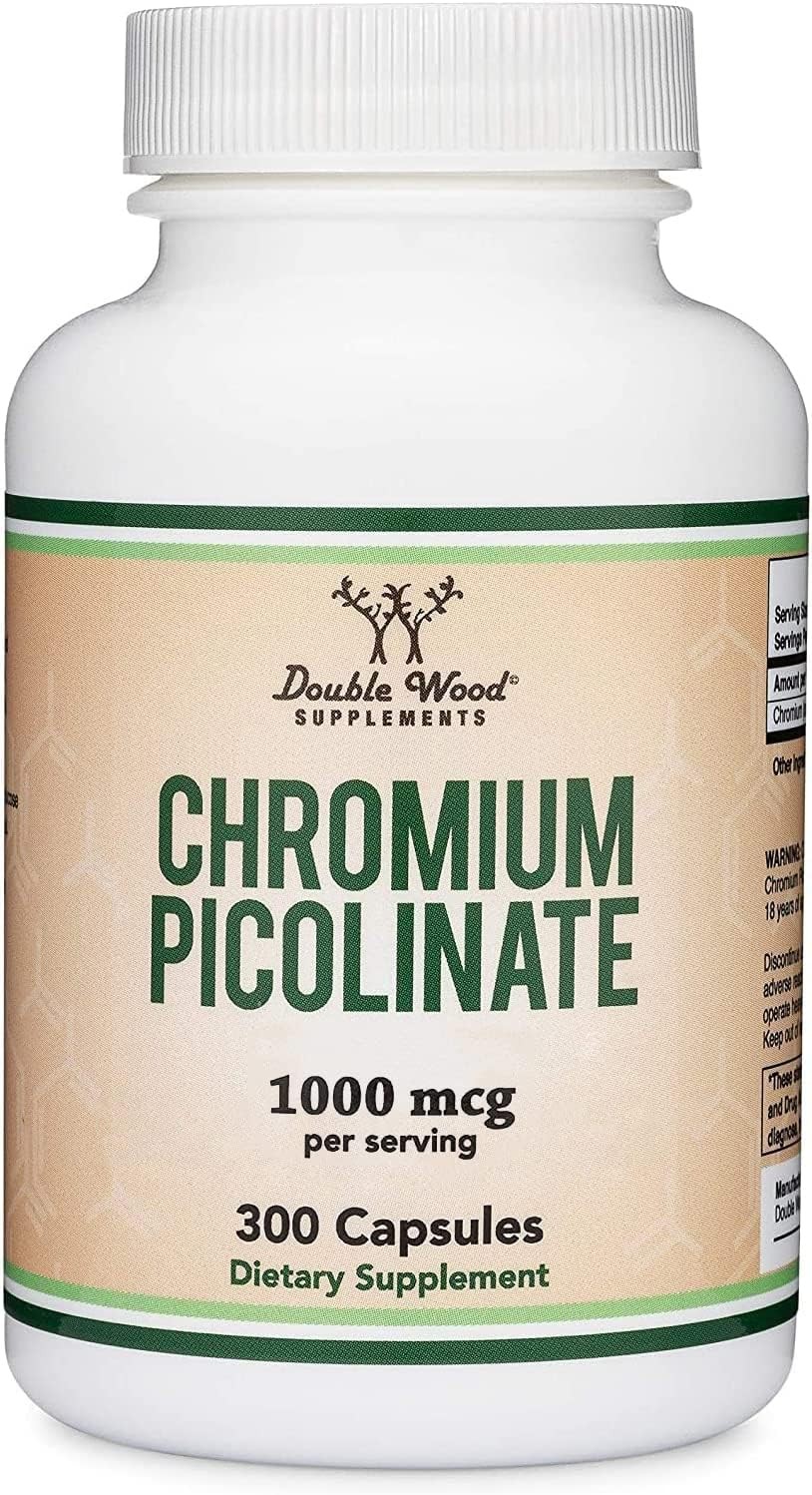 Chromium Picolinate 1000mcg for Healthy Weight 300 Count (Pack of 1)