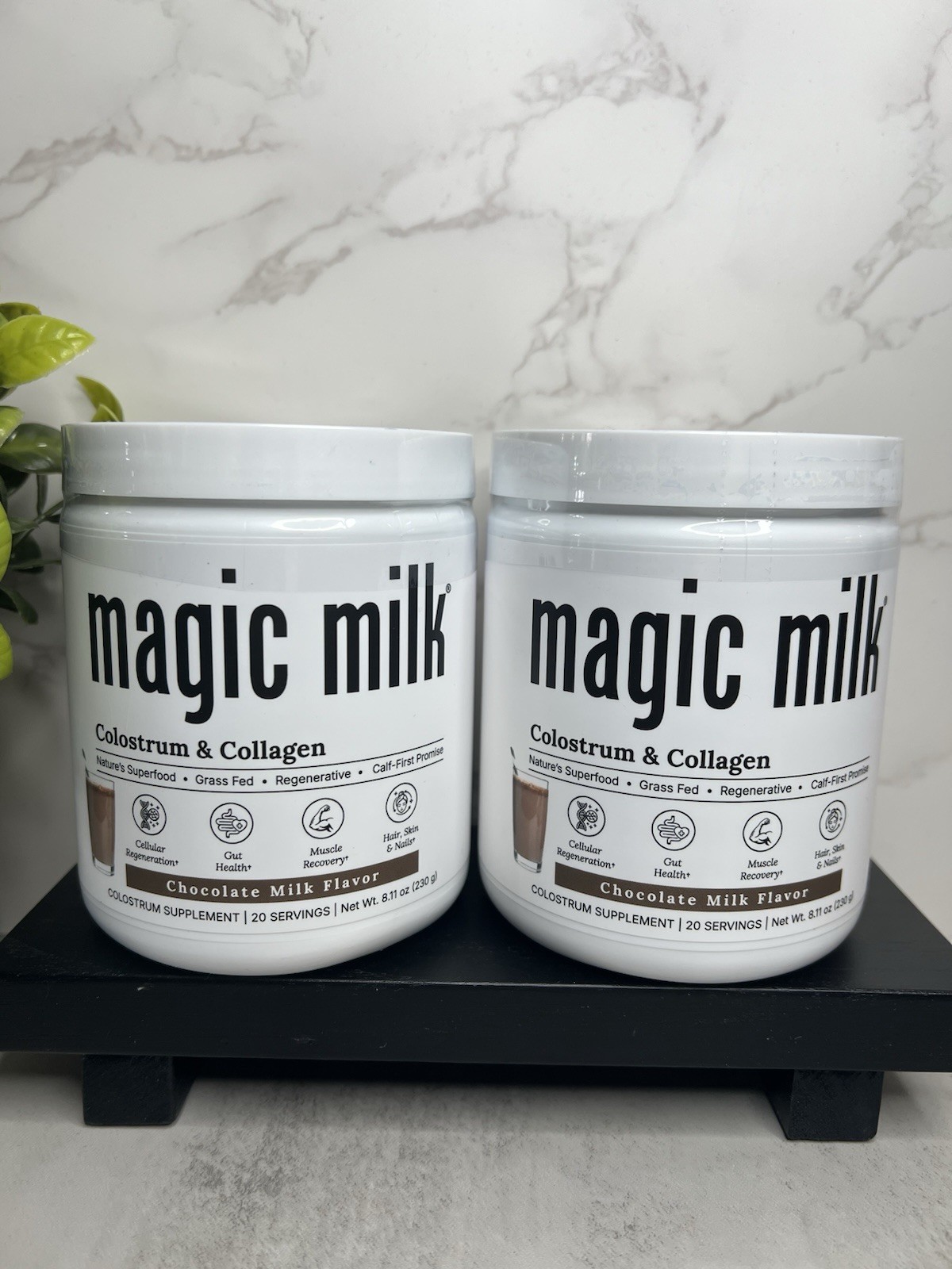 Magic Milk Colostrum & Collagen Powder Chocolate Milk 8.11 oz Exp 03/2028