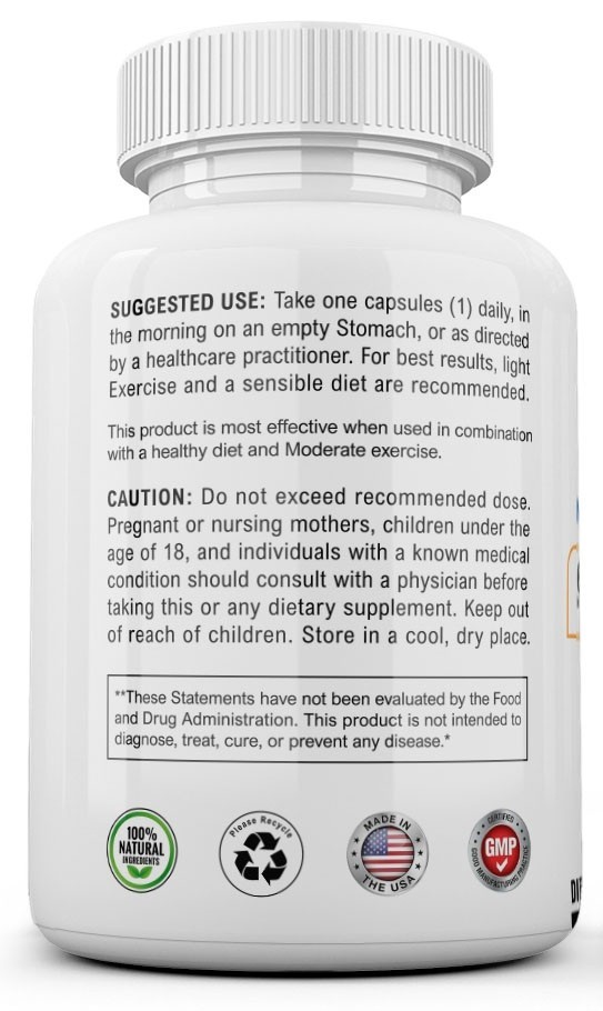 N-Acetyl L-Cysteine (NAC) 600mg, 180 Vegan Capsules Non-GMO