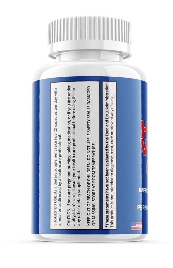Herbal Virility Max Maximum Strength Male Performance Supplement – 60 Tablets