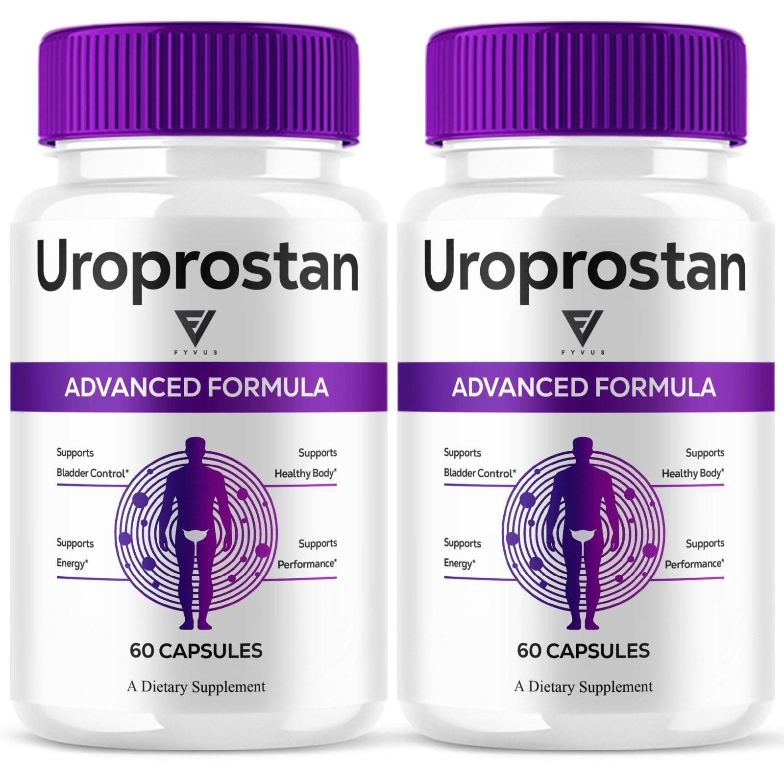 (2 Pack) Uroprostan Advanced Male Capsule, Uro Prostan Support (120 Capsules)