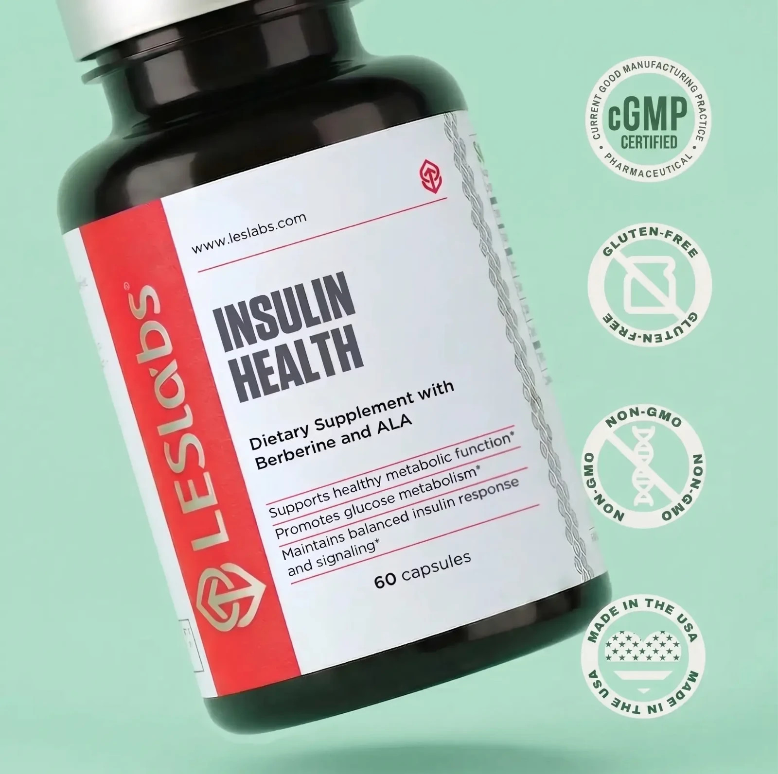 EXP 10/2026 Leslabs-Insulin Health – Metabolic, Dietary Healthy Function NEw Sea