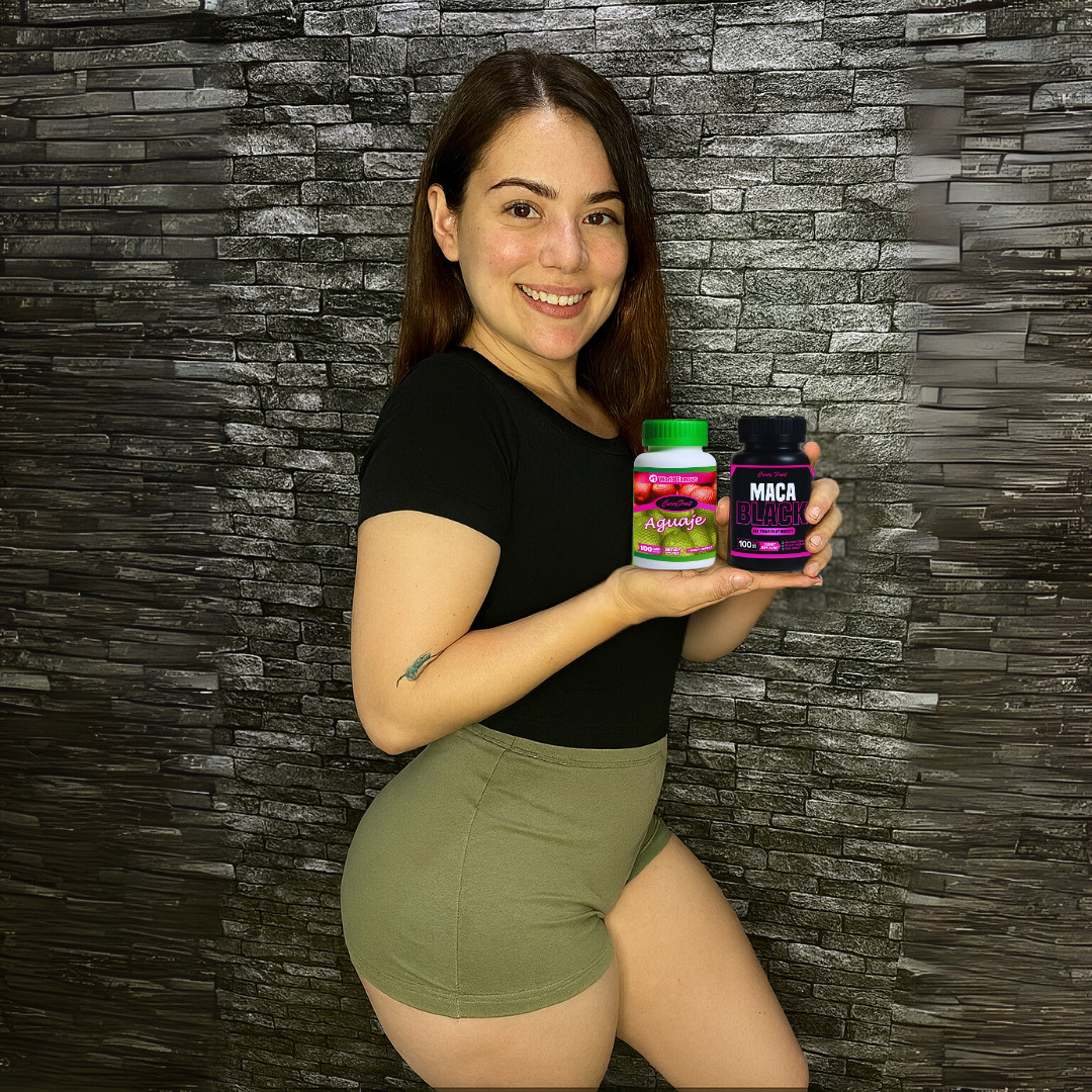 BIG BUTT GROWING: Aguaje + Black Maca ROOT PILLS, MAXIMIZE your BOOTY SIZE FAST!