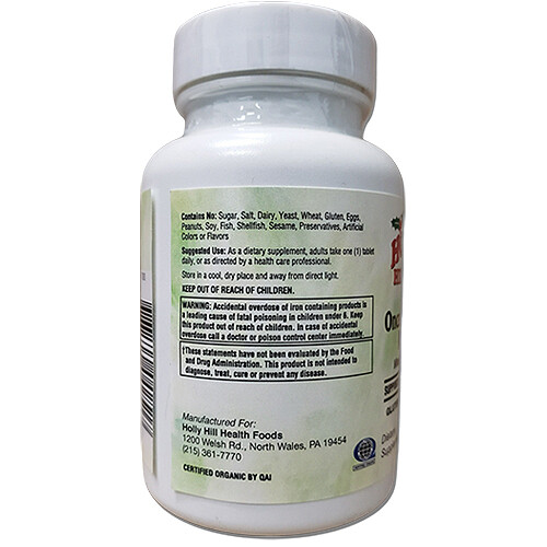 Holly Hill Health Foods Organic Once Daily Women’s Multivitamin, 30 Tablets