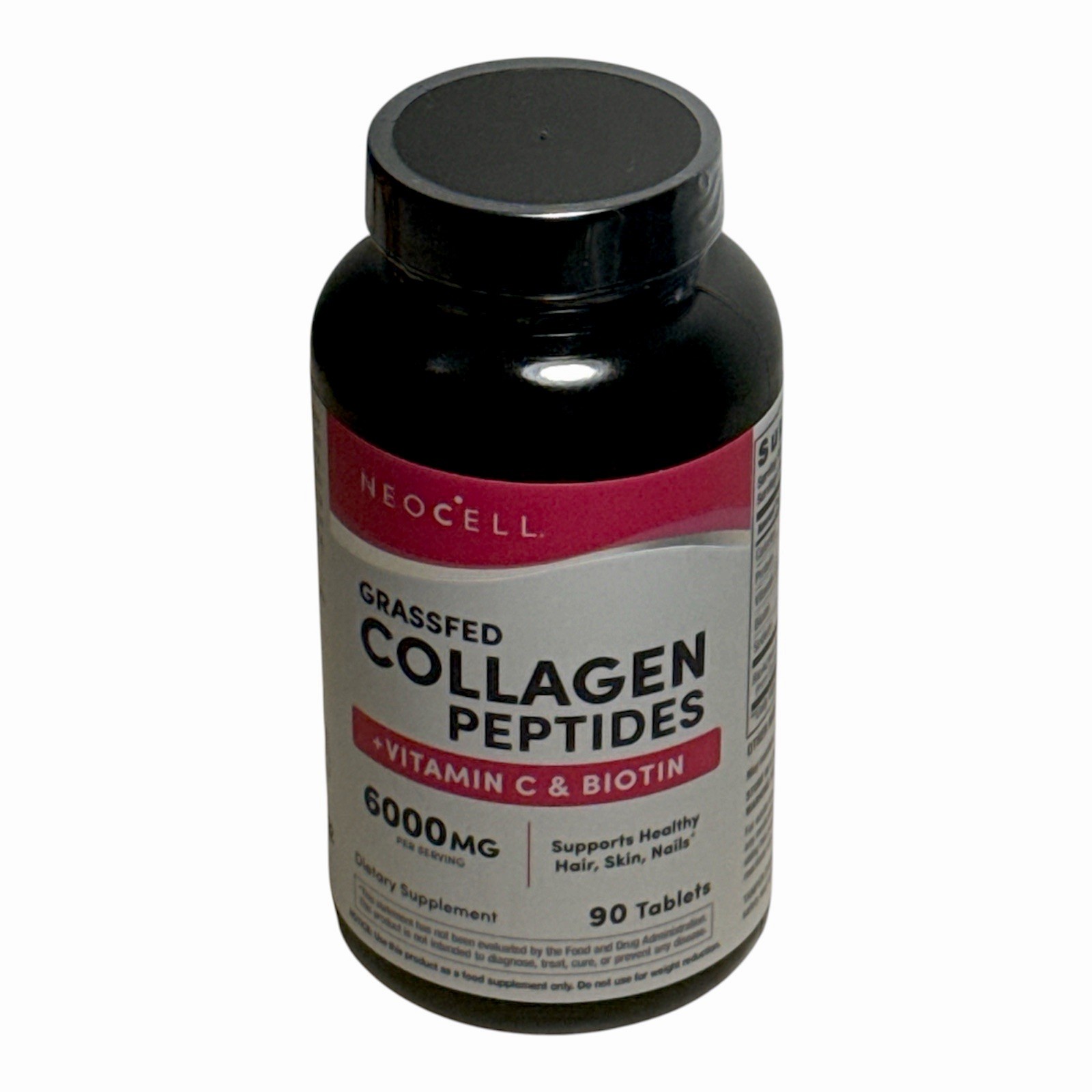 NeoCell COLLAGEN PEPTIDES 6000mg Vitamin C & Biotin 90 Tablets – NEW!!!