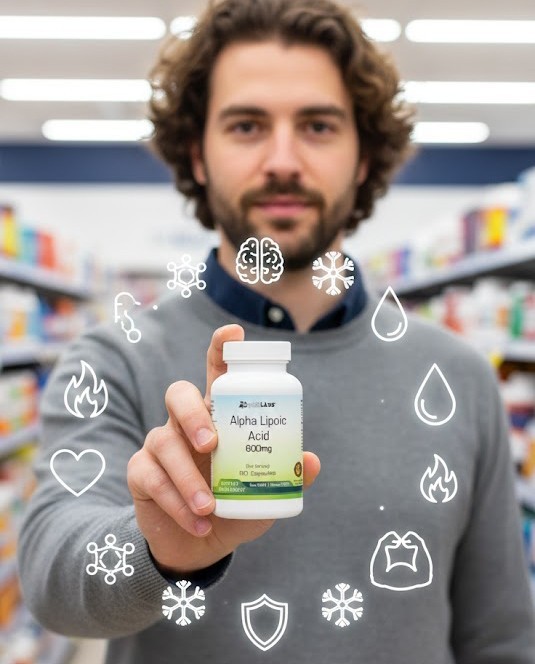 Alpha Lipoic Acid Capsule – 600mg Per Serving – Best Price and Quality US Shippi